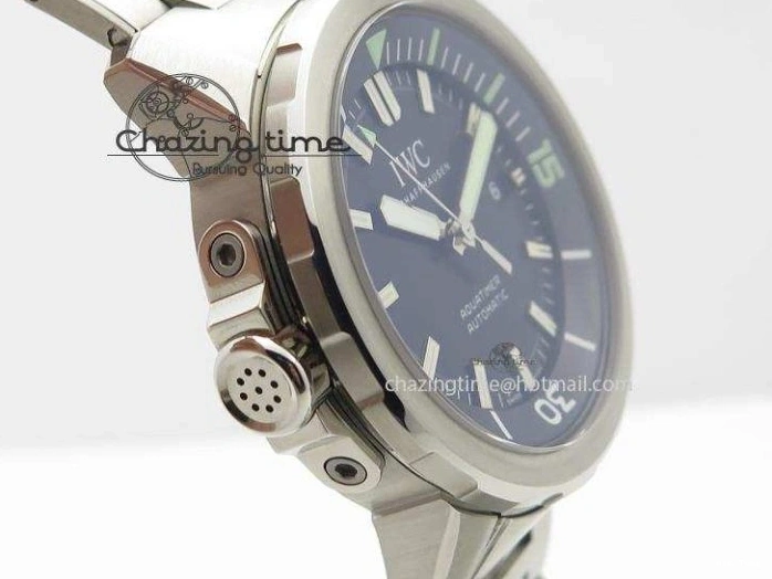 MIROTIME 0101 UrbanStyle Aquatimer Automatic IW329002 V6F 1:1 Best Edition Black Dial On SS Bracelet MIYOTA 7317